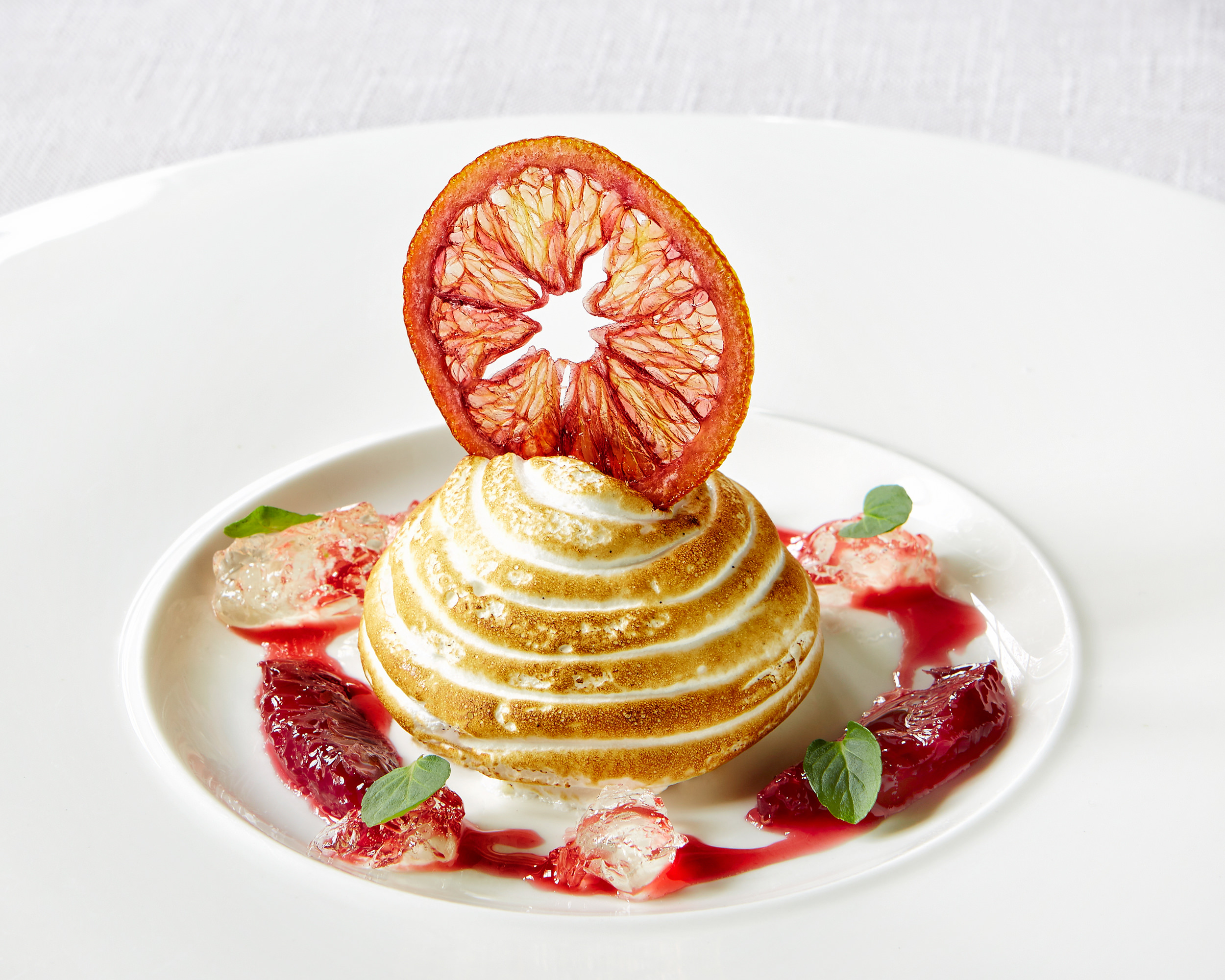 dessert on a plate