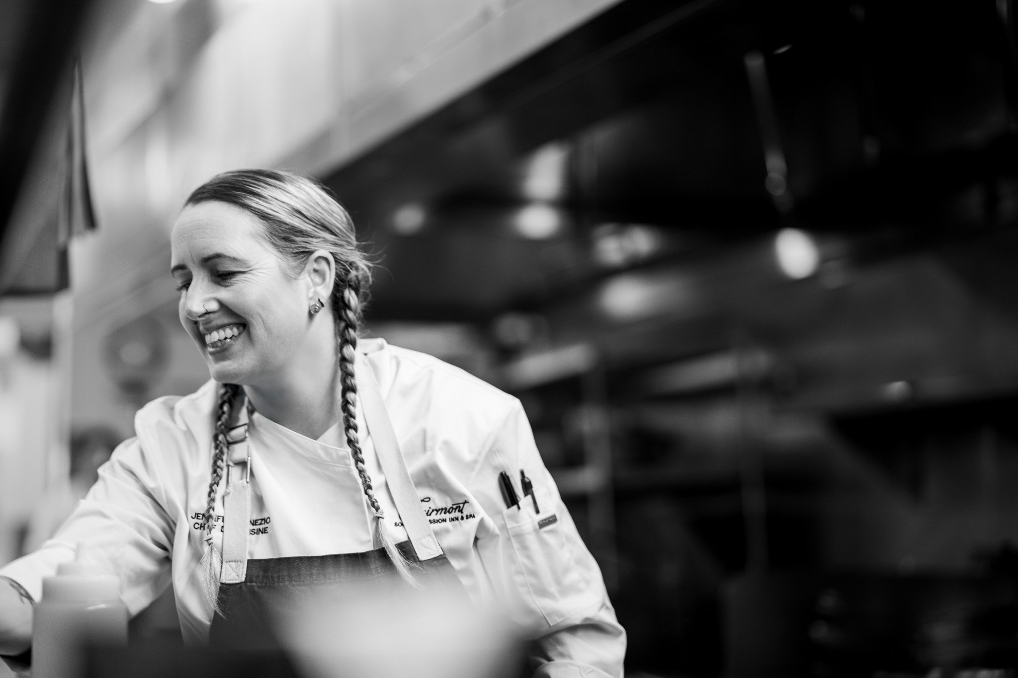 Chef Jennifer Venezio at Sante in Sonoma