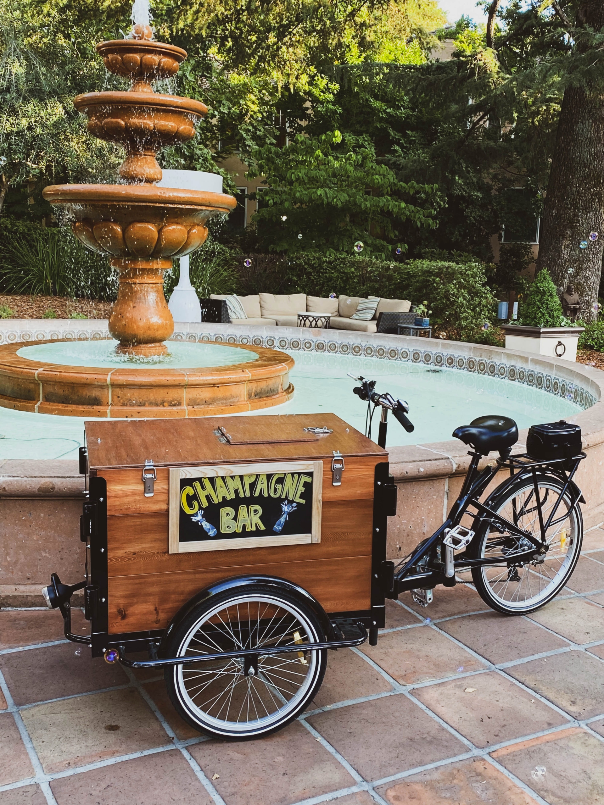 bicycle champagne bar