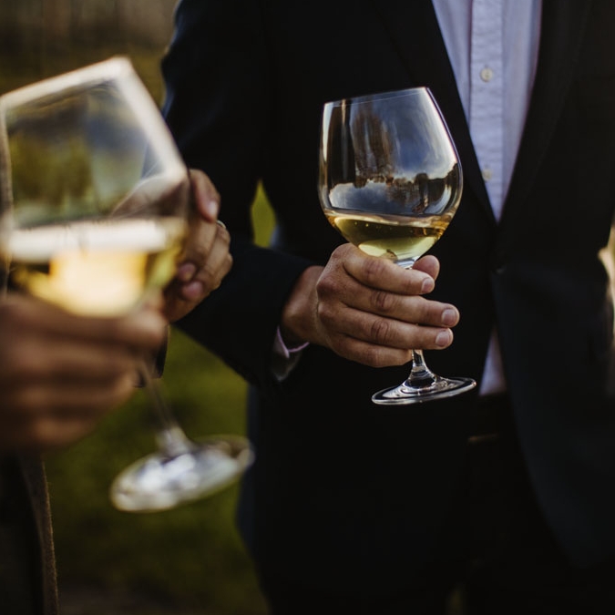 wine glass detail square