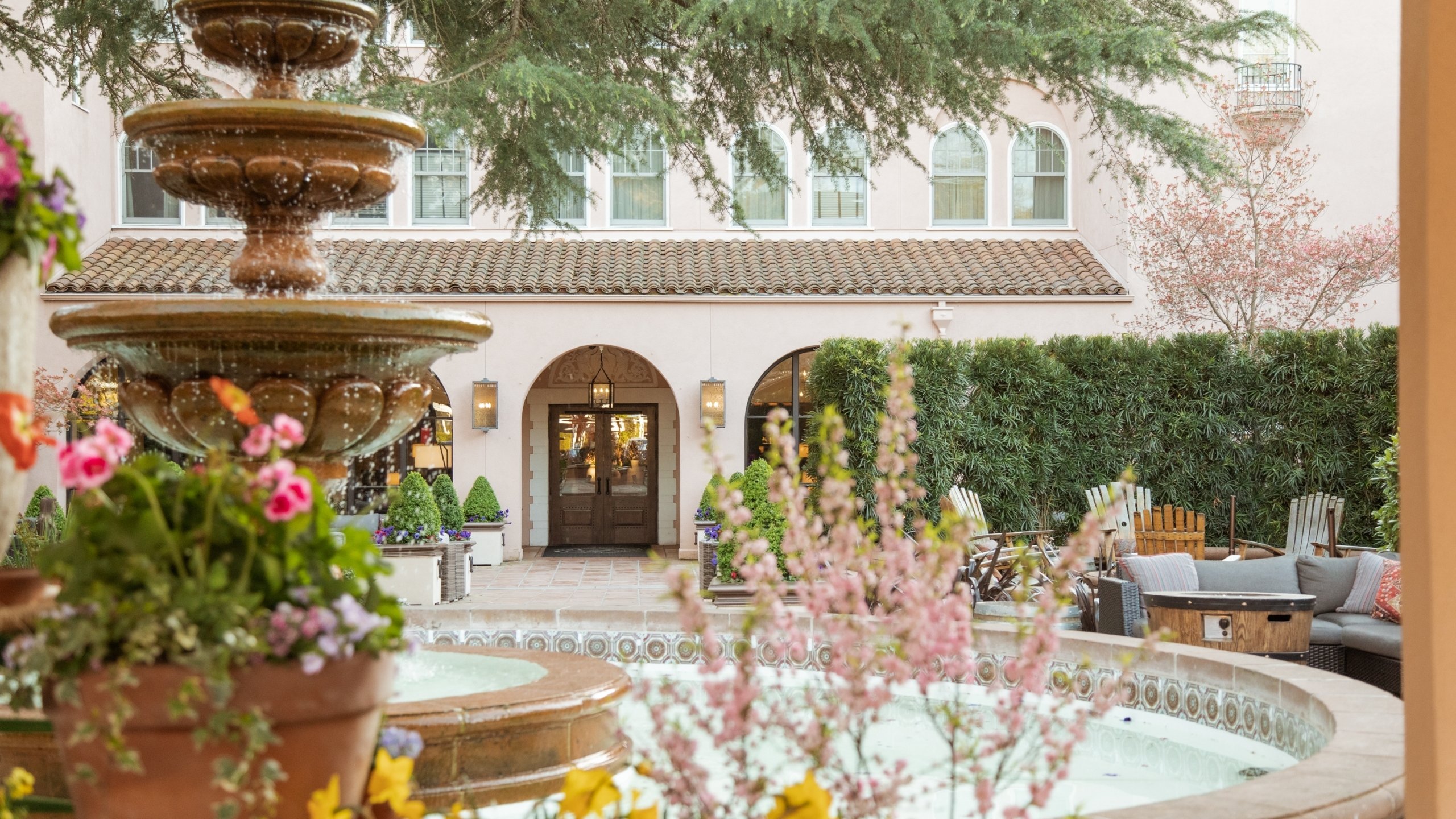 Fairmont sonoma fountain