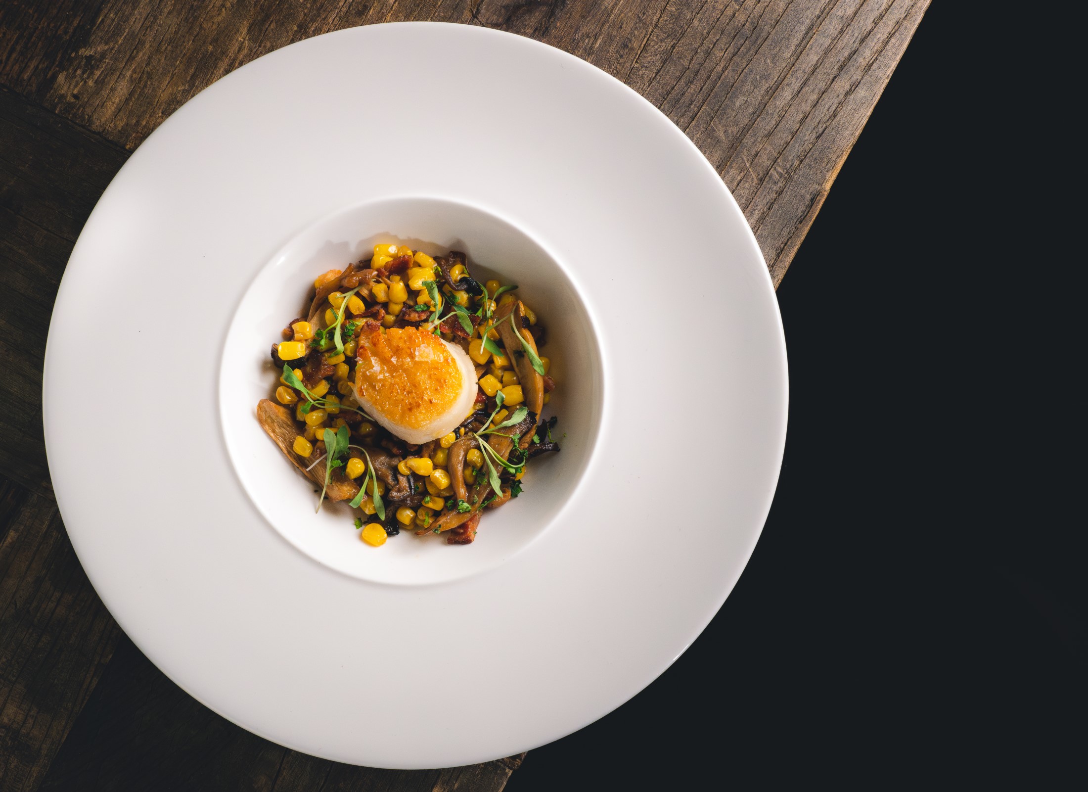 scallop dish