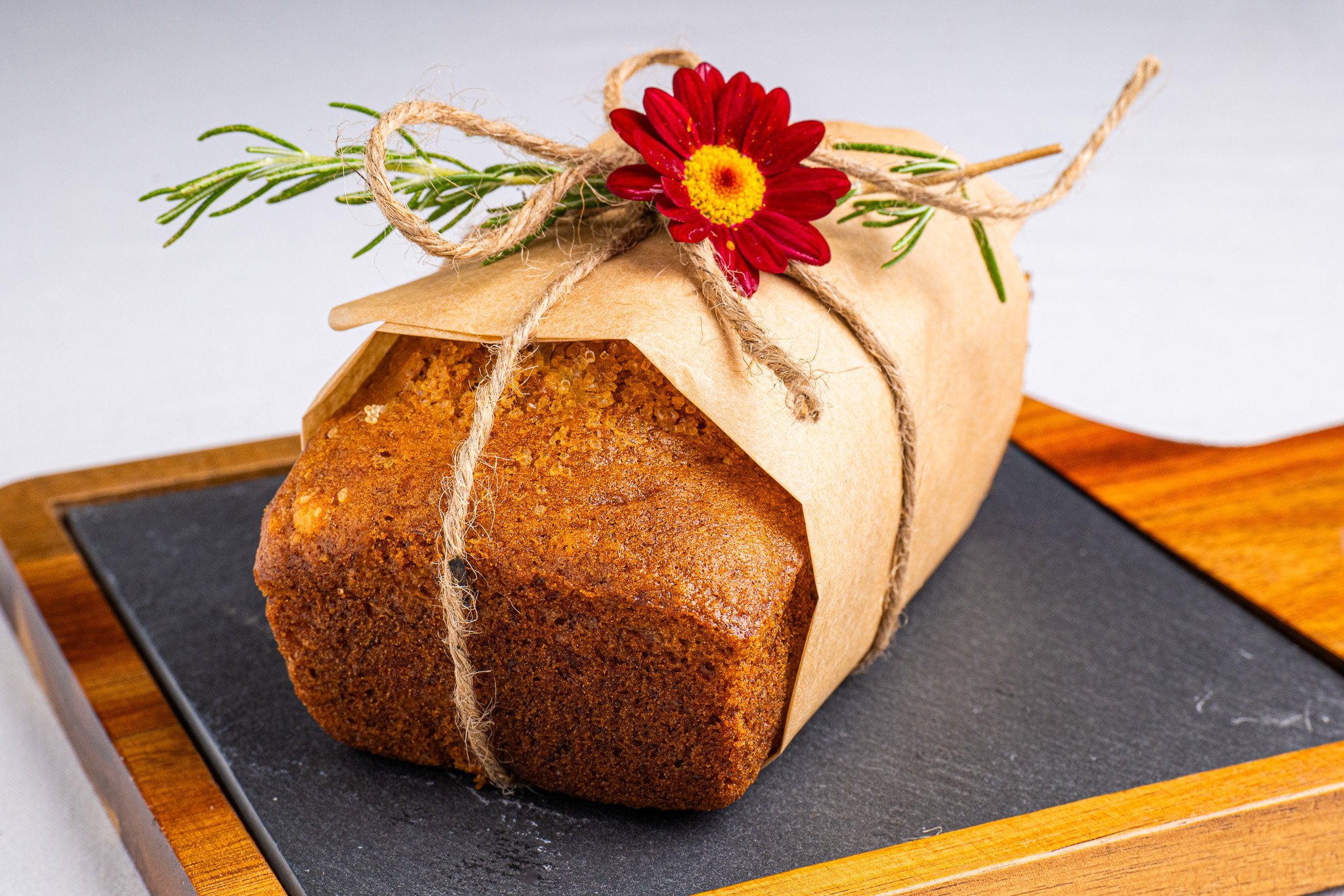 Banana bread welcome amenity at Fairmont Sonoma