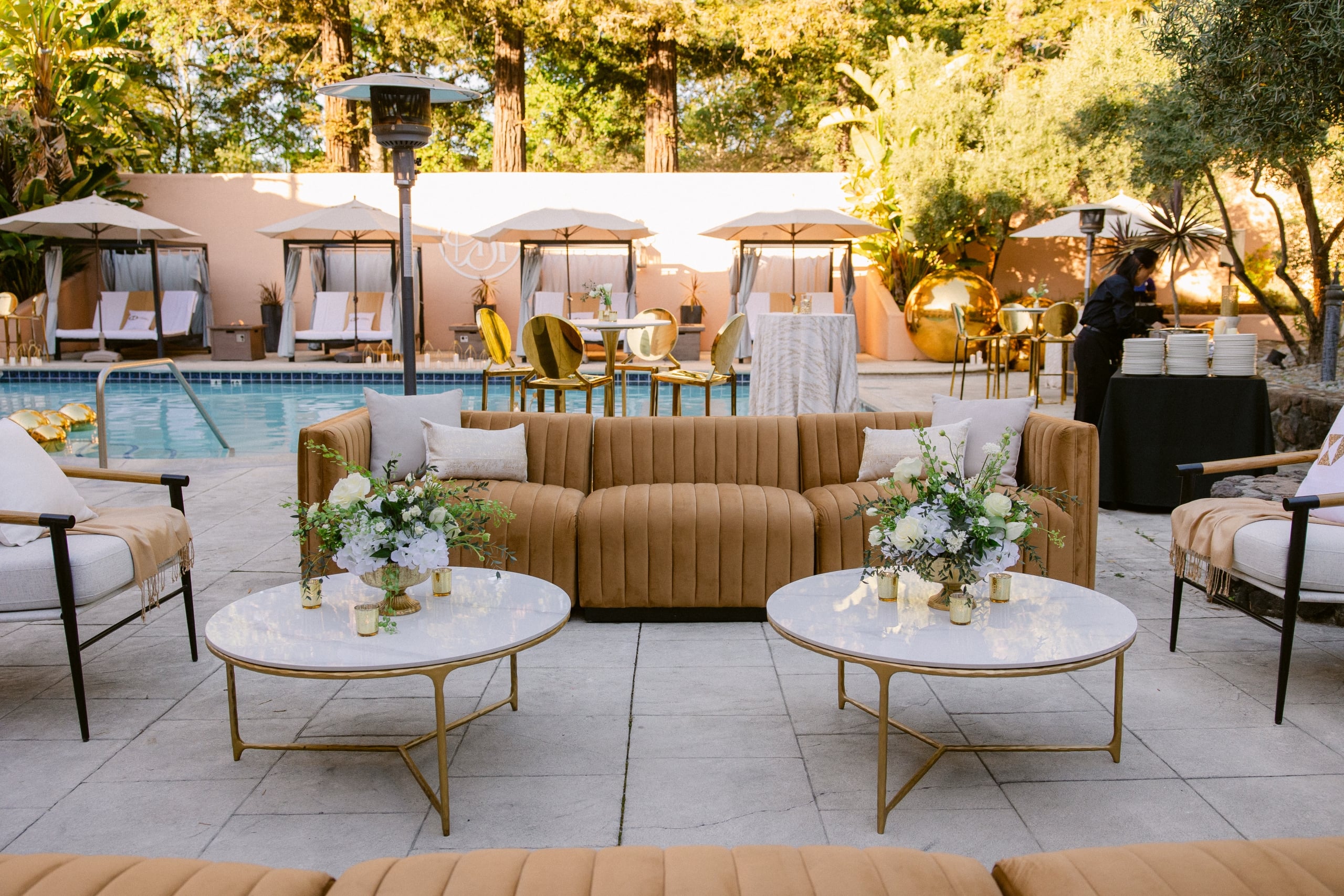Private event at fairmont spa in sonoma