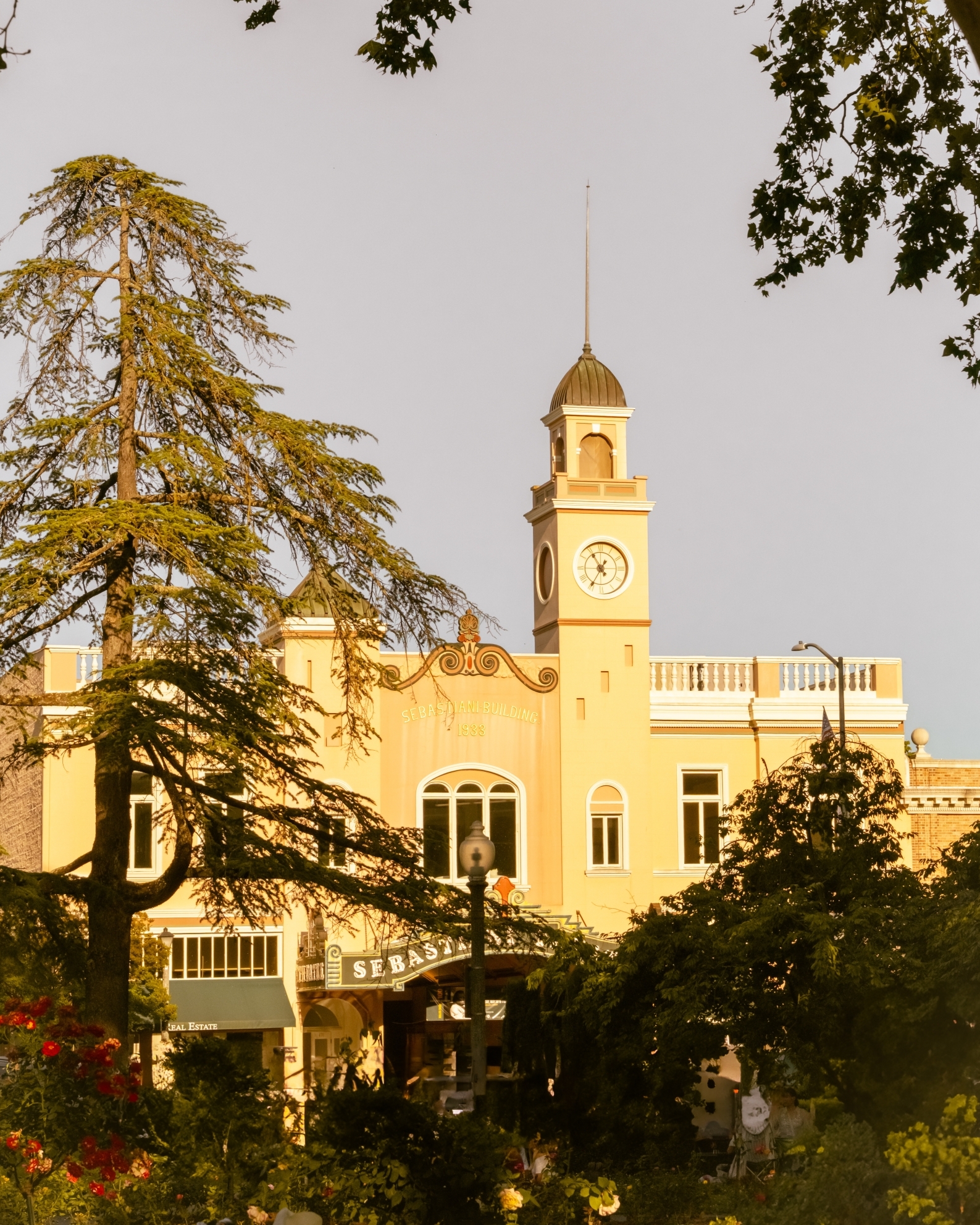 Sebastiani Theater on the historic Sonoma Plaza